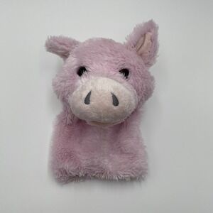 Aurora Pink Pig Plush Hand Puppet 9"‎ Stuffed Animal Toy Kids Pretend Play Cute